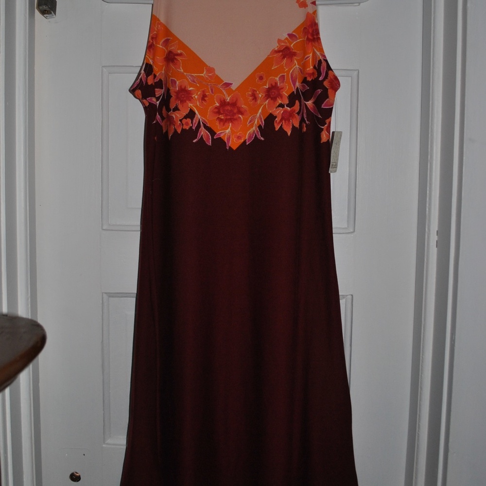 Mudd High Neck Dress with flowers